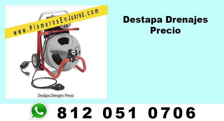 Destapa Drenajes Precio